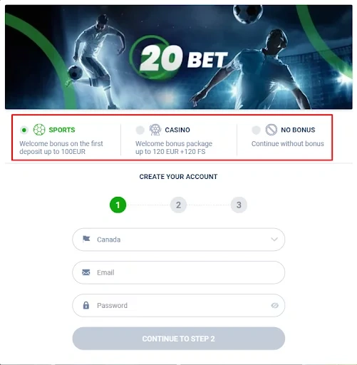 20bet Platform