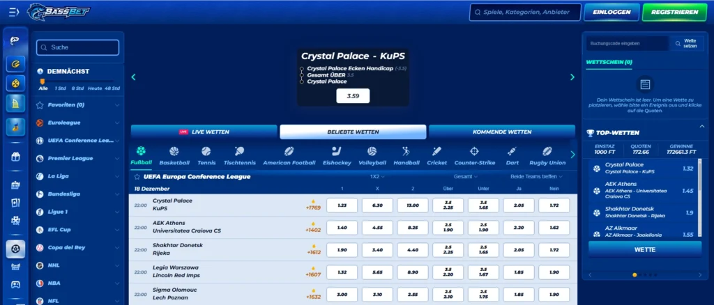 BassBet Wetten